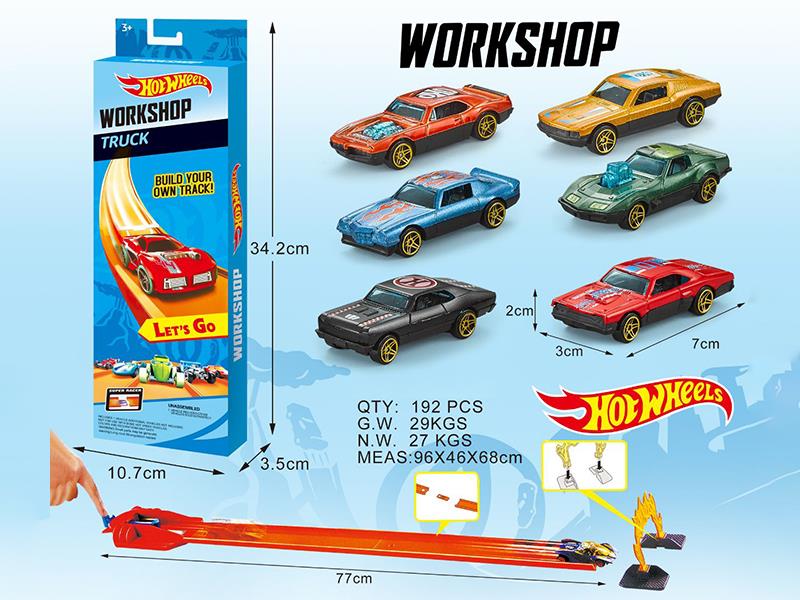 Ejection Track Alloy Car Set