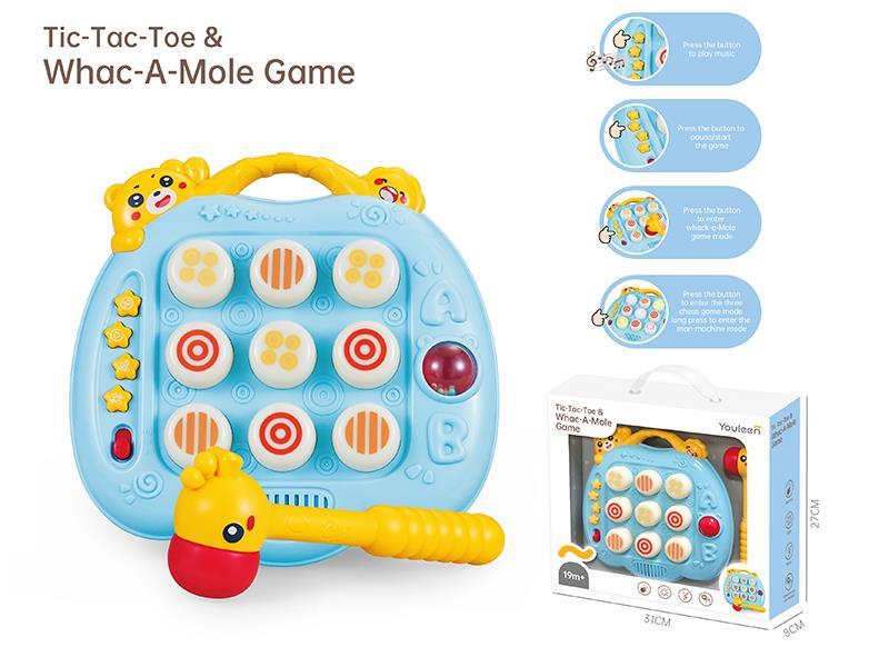 Tic-Tac-Toe & Whack-A-Mole Game