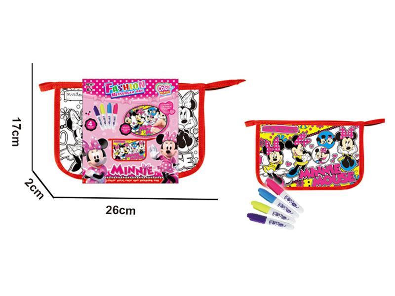 DIY Red Mickey Hand Bag(4 Colour Washable Pen)