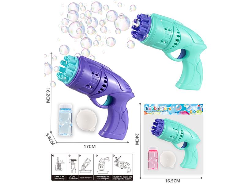 10 Holes Electric Bubble Gun