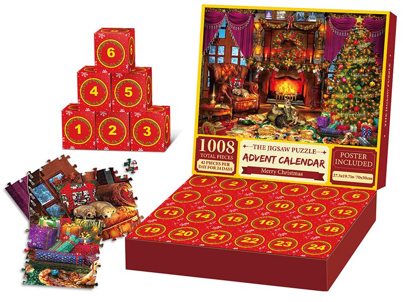 Christmas Advent Calendar Jigsaw Puzzle