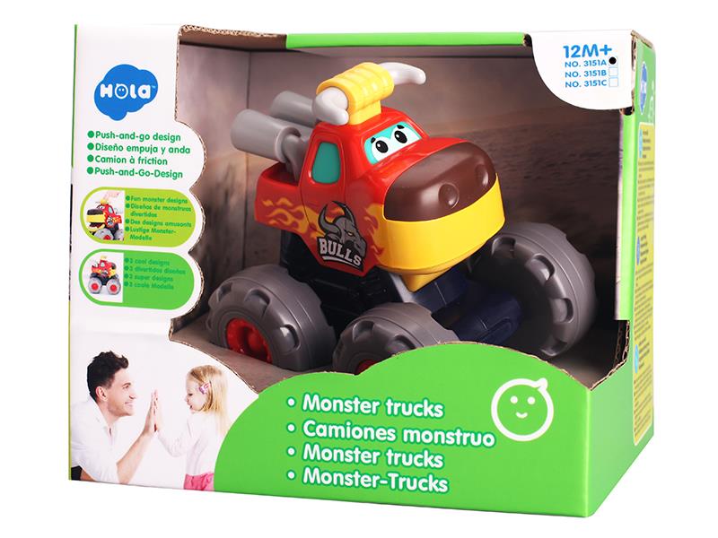 Friction Monster Truck(Red)