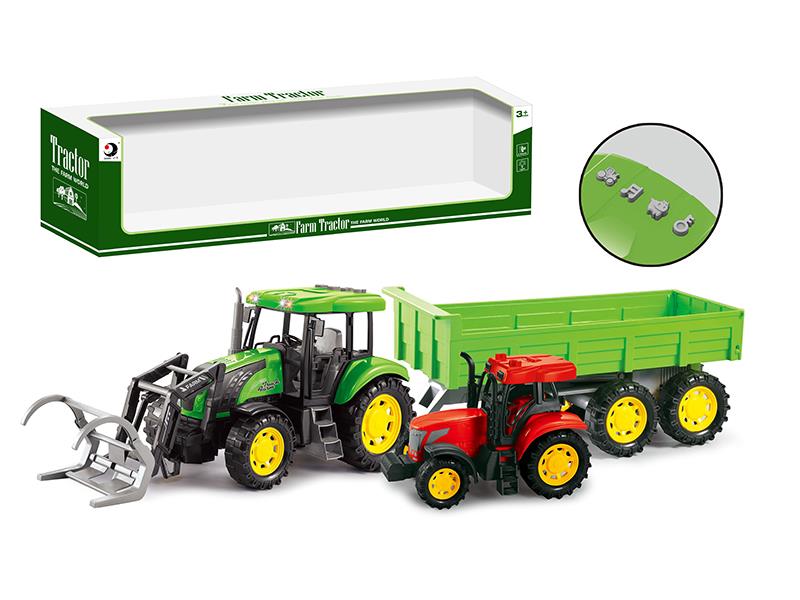 Friction Farm Tractor With Light And Music
