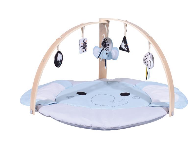Wooden Baby Gym Elephant Play Mat