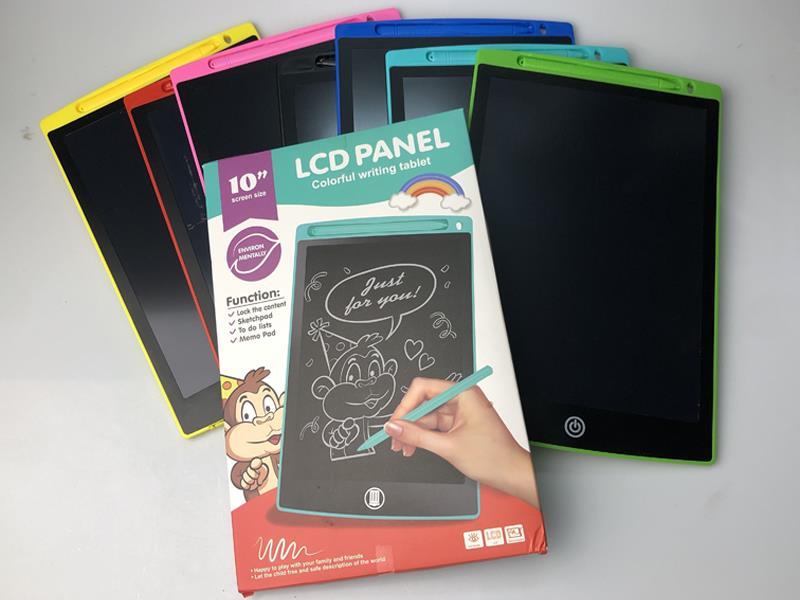 10-Inch Writing Board Arc Edge Lock Screen Monochrome Screen