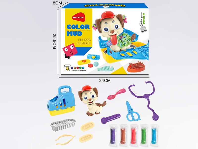 Color Clay Pet Dog Creation Veterinary Toys