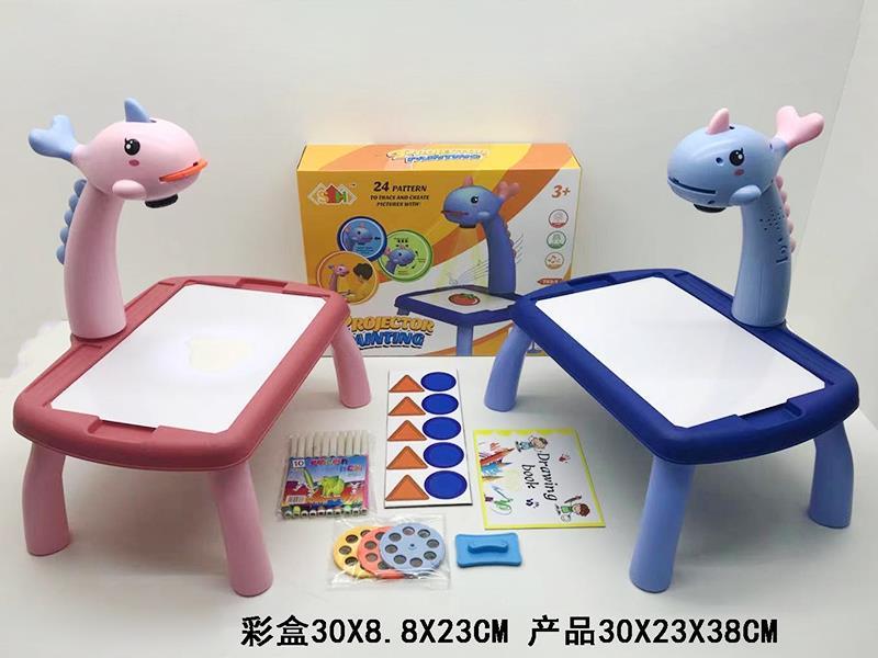 Shark Projection Painting Table With Lights And Music