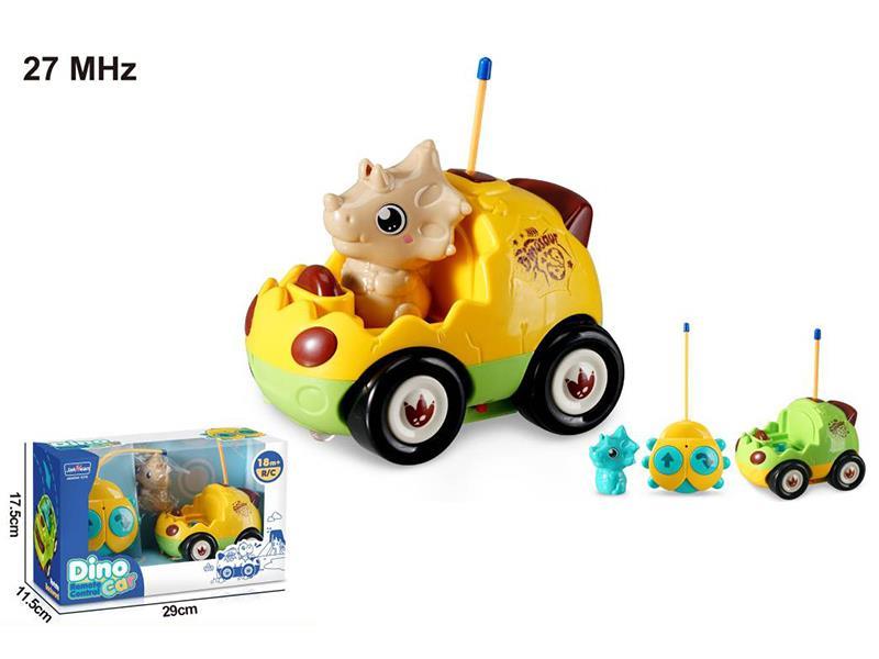 27Mhz Remote Control Cartoon Dinosaur Car