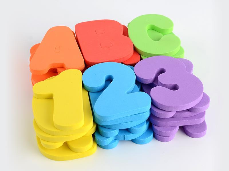 Bathroom EVA Alphabet