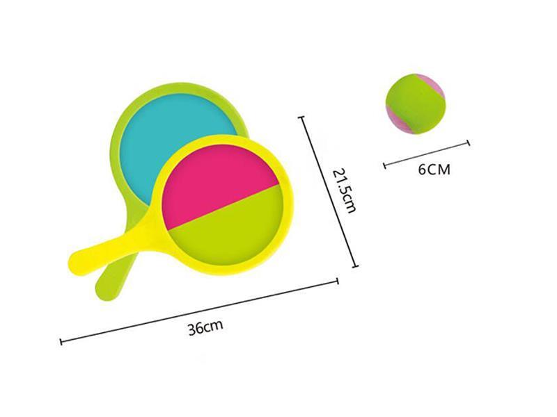 36Cm Large Sticky Target Racket With Cotton Ball