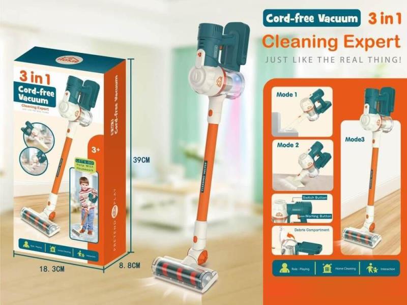 Vacuum Cleaner (Only Vacuuming Function, No Music Or Lights / Includes Three Suction Nozzles)