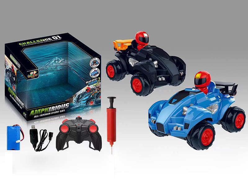 2.4G R/C 4WD Amphibious All-Terrain Stunt Car
