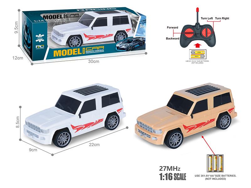 27Mhz 1:16 4-Channel Remote Control Jeep Truck(Not Included Batteries)