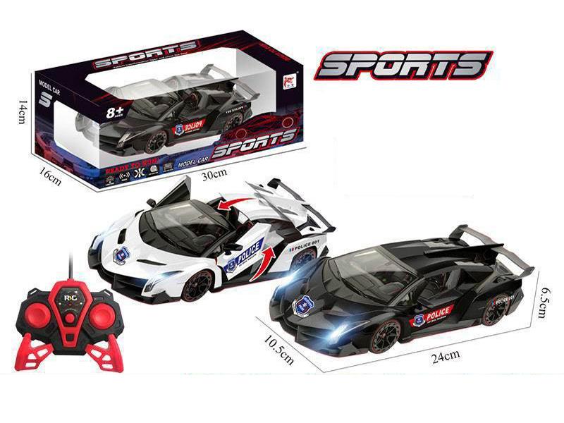 27Mhz 5-Channel Remote Control One Key Door Opening Police Car(Not Including Batteries)