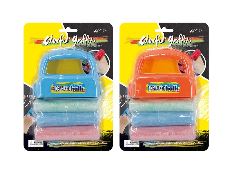 Chalk & 3 Sockets Holder