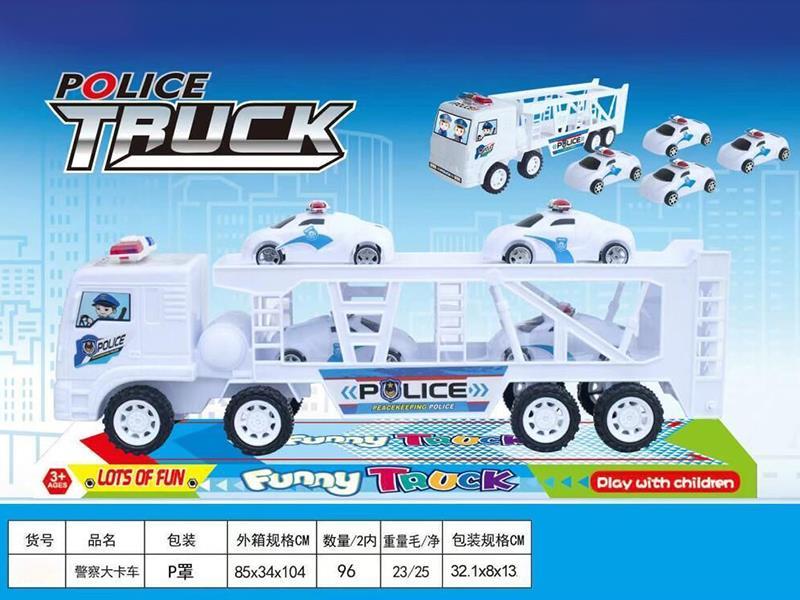 Friction Police Truck