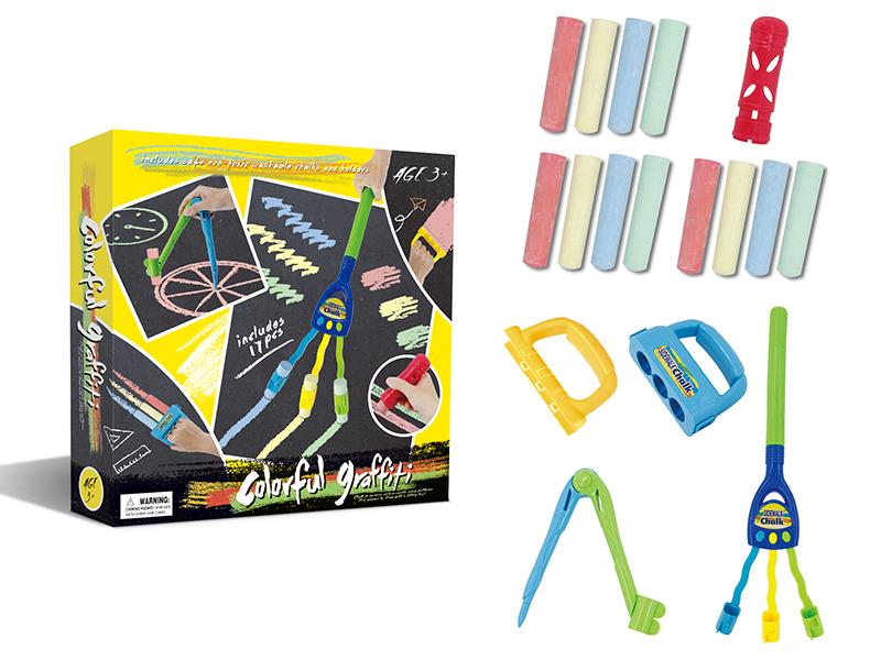 Chalk Colorful Graffiti Set 18pcs
