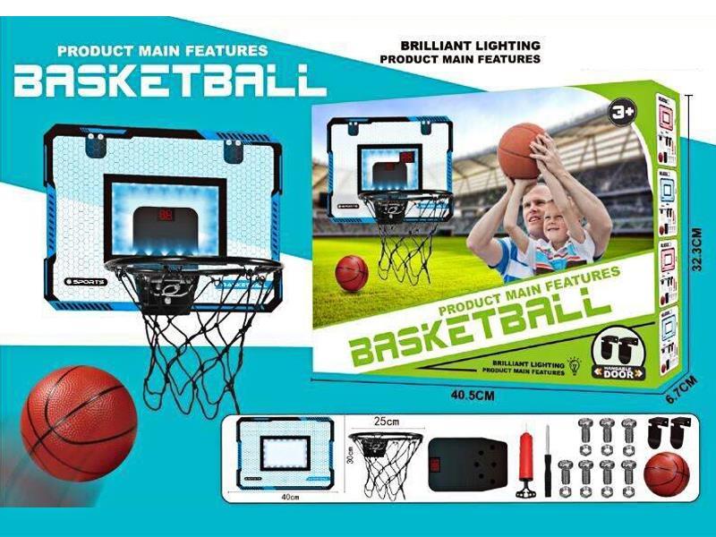 Blue Scoreboard Basketball Board With Light