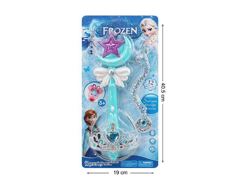 Moon-Shaped Magic Wand + Crown Necklace