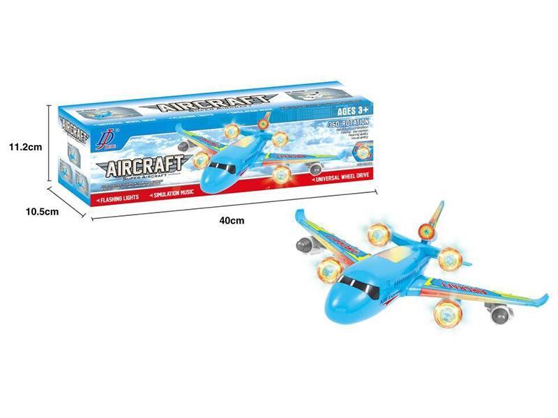 B/O Go And Bump Airplane With Colorful Lights