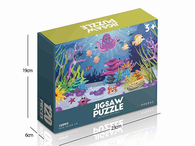 120pcs Jigsaw Puzzle - Octopus Friends
