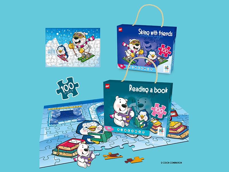 Snow Scene Puzzle 100pcs