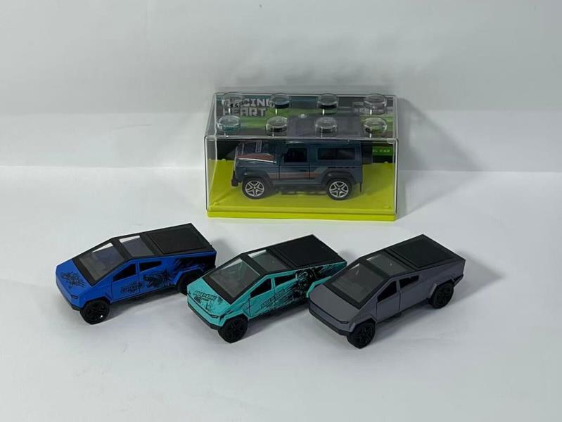 1:36 Alloy Pull-Back Tesla Car Model Factory Version