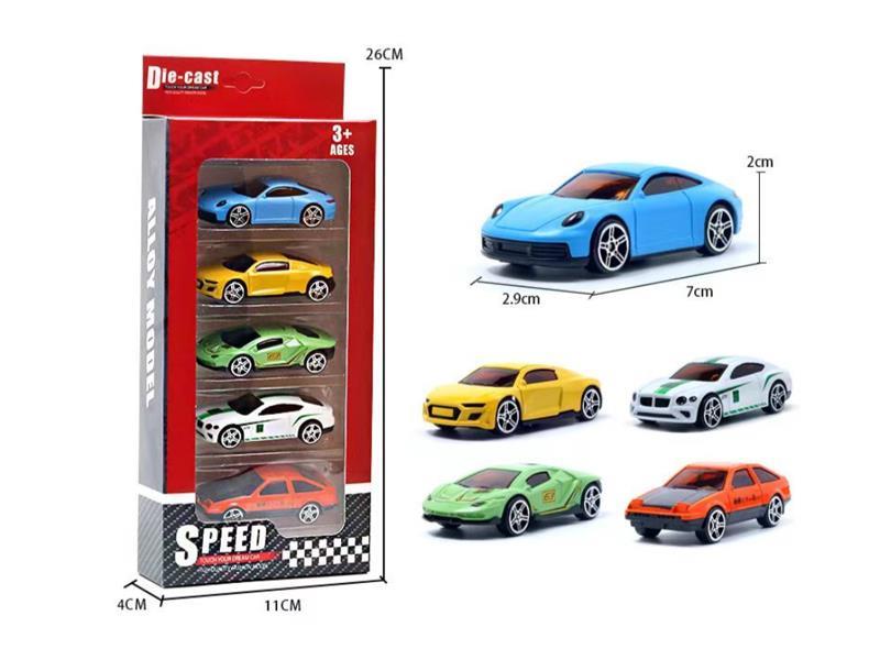 1:64 Alloy Slide Wind And Fire Wheel Racing Car