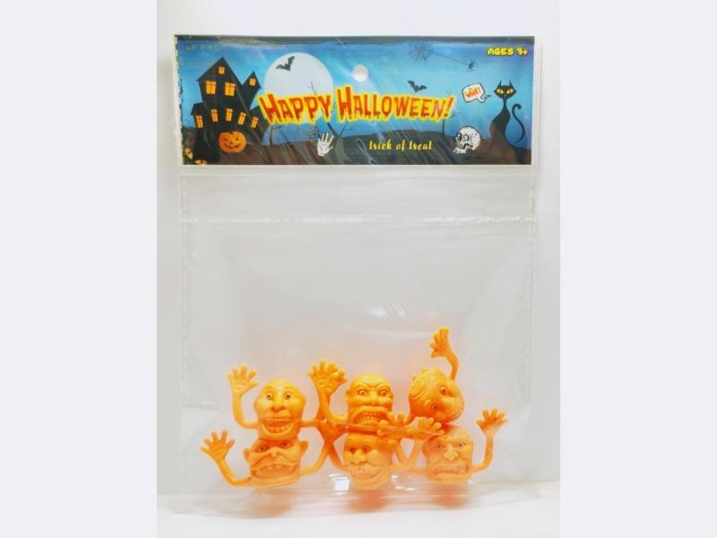 Ghost Head Finger Cover (10 Types), 6Pcs