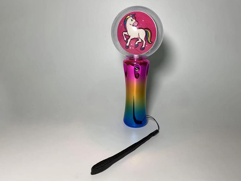 Electroplated Rotating Ball Flash Stick With 10 Lights(No Music)