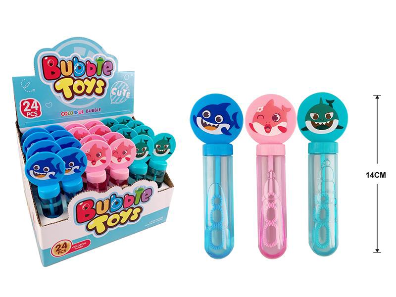 Cartoon Shark Bubble Stick 24pcs