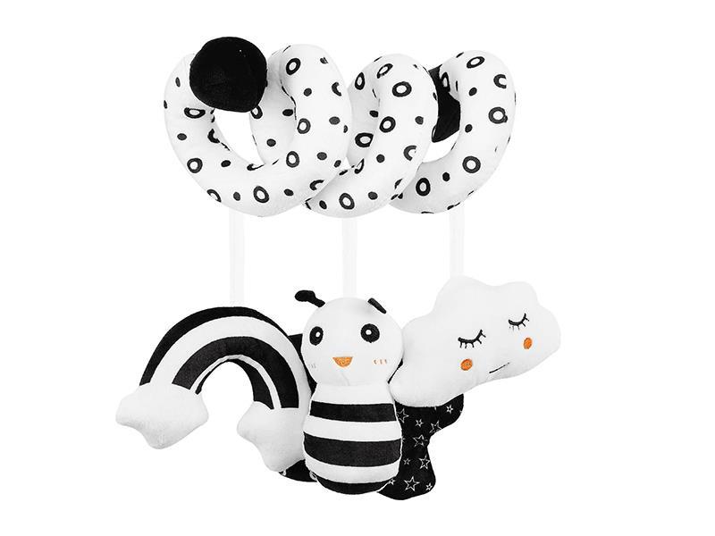Baby Crib Hanging Stroller Activity Spiral Plush Toys