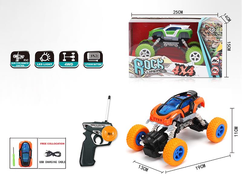 1:22 DIY Assembly Remote Control 4WD Climbing Car With Light(27Mhz)