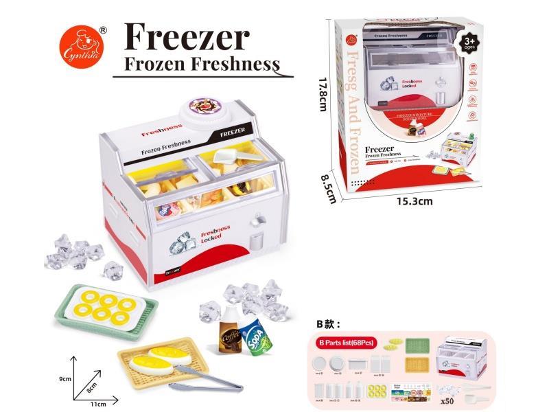 Freezer With Bread Accessories(Lights And Sound,69PCS)