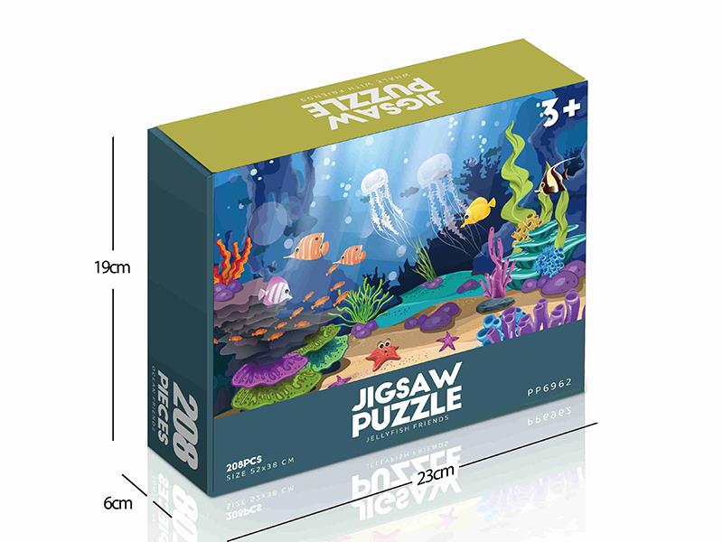 208pcs Jigsaw Puzzle - Jellyfish Friends