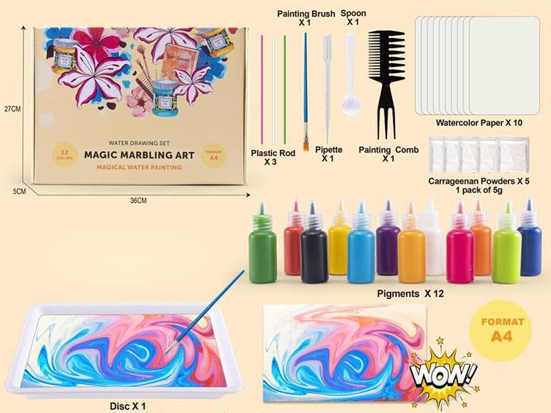 DIY Water Marbling Set