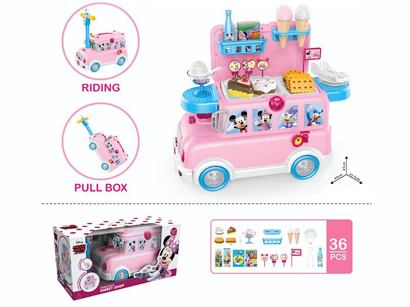 Minnie Funny Bus Sweet Shop Set