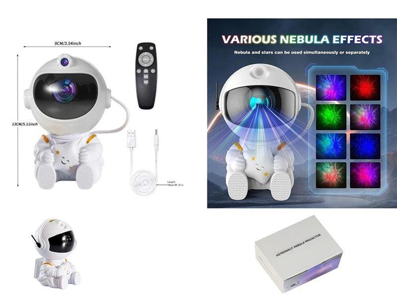 Astronaut Starry Sky Laser Projector Ambient Night Light (Hugging Stars)