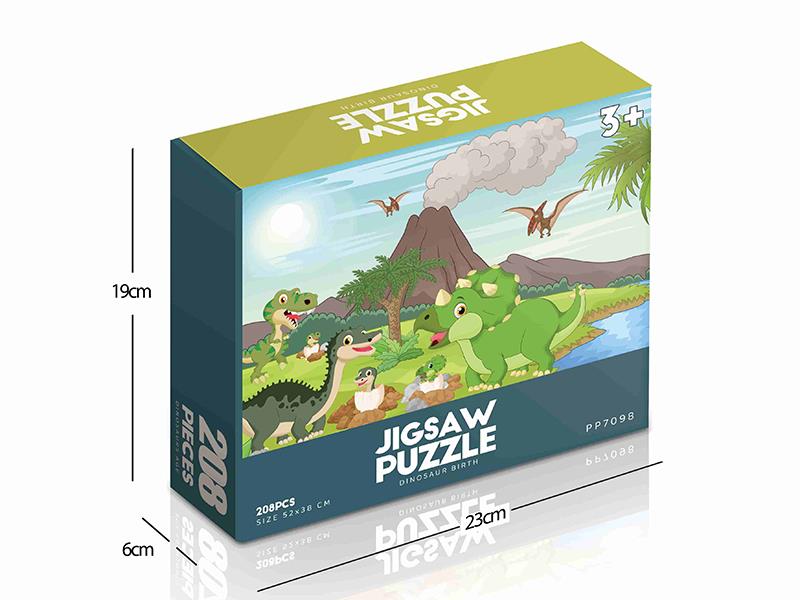 208pcs Jigsaw Puzzle - Dinosaur Birth