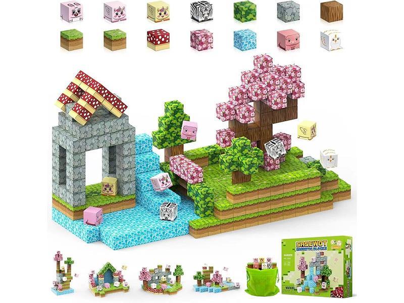 Magnetic Building Blocks 108ocs + 3 Dolls