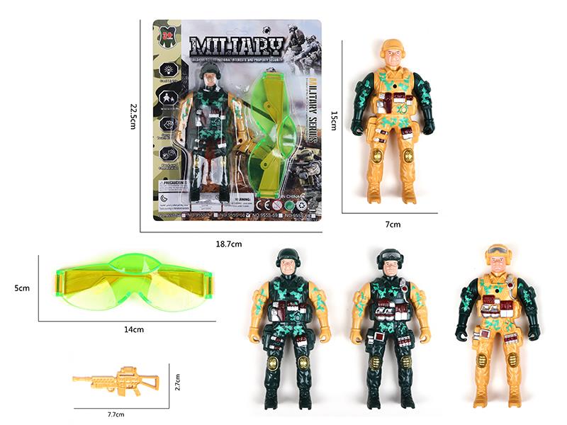 Soldier Toy With Glasses