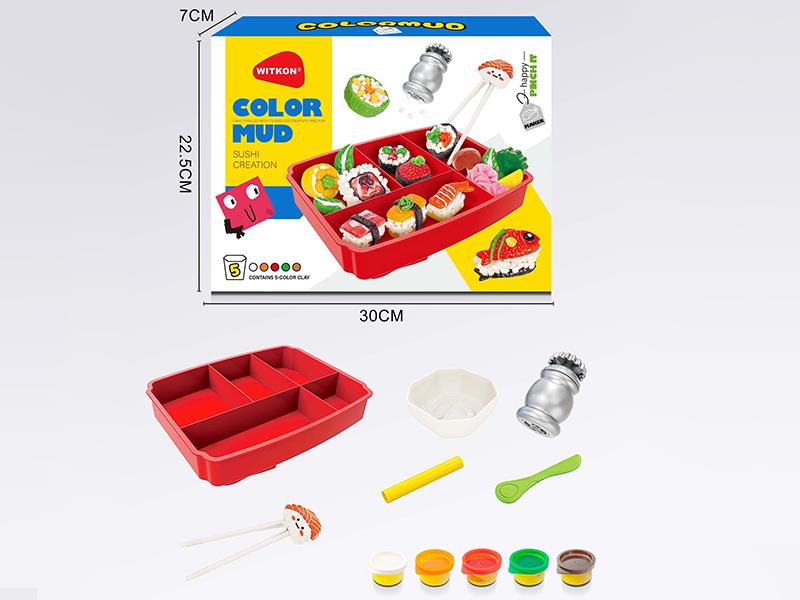 Color Clay Sushi Creation Toy