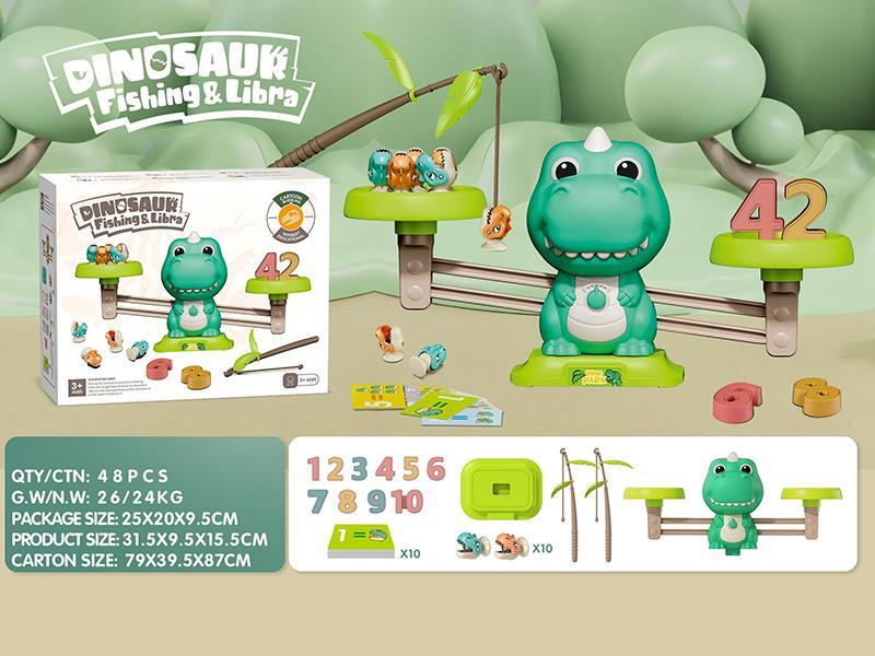Dinosaur Fishing & Balance Toy