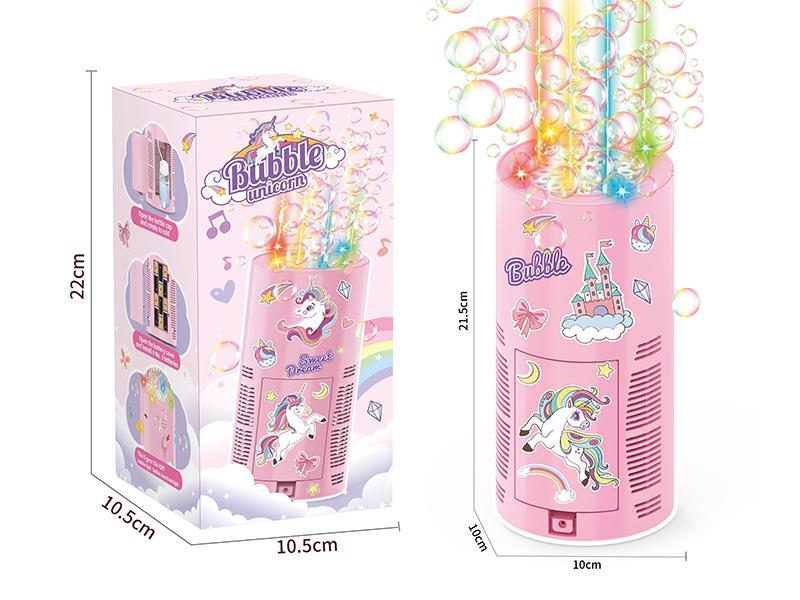 Unicorn Bubble Machine (with a 30ml Bottle Of Bubble Water)