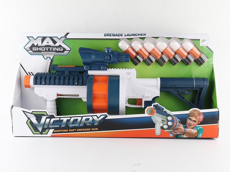 Six-Shooter Soft Bullet Gun With 6  Bullets