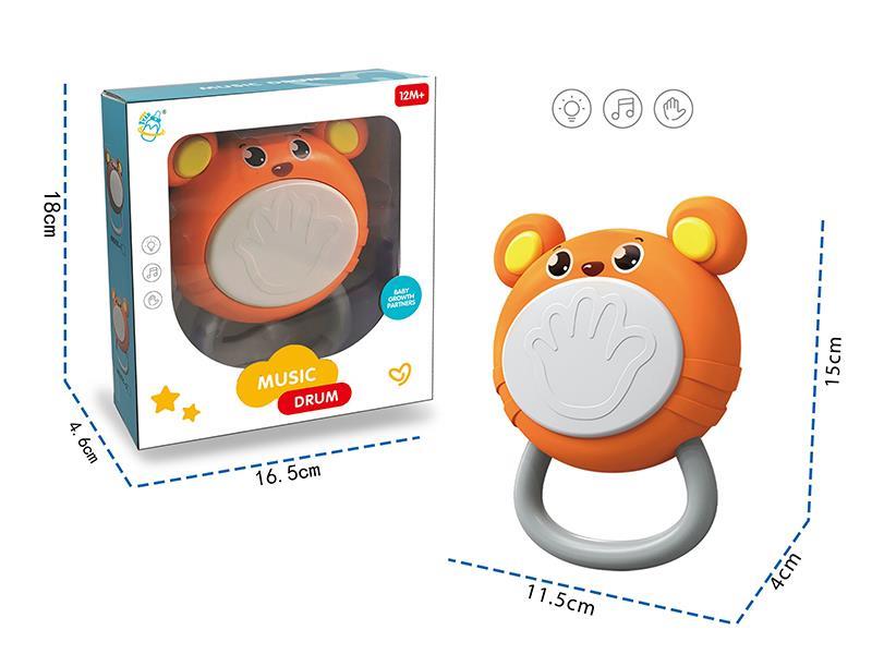 Bear Hand Drum With Light And Music