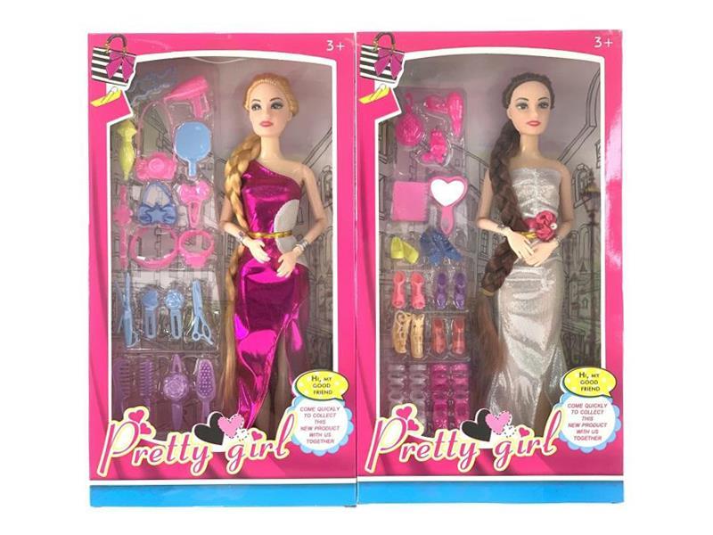 11.5-Inch Multi Joint Active Long Braid Doll