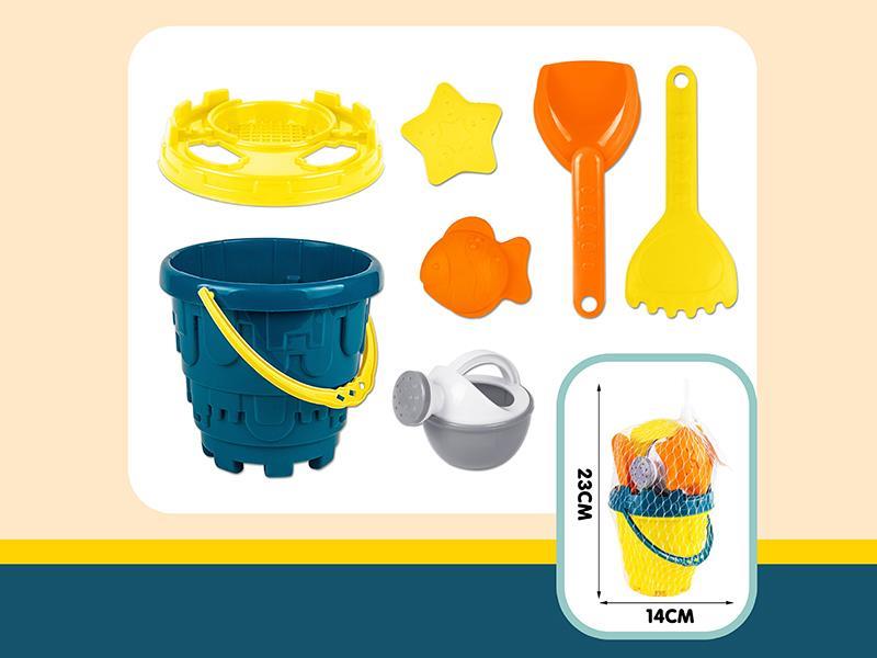 Morandi Color Sand Bucket Set 7pcs