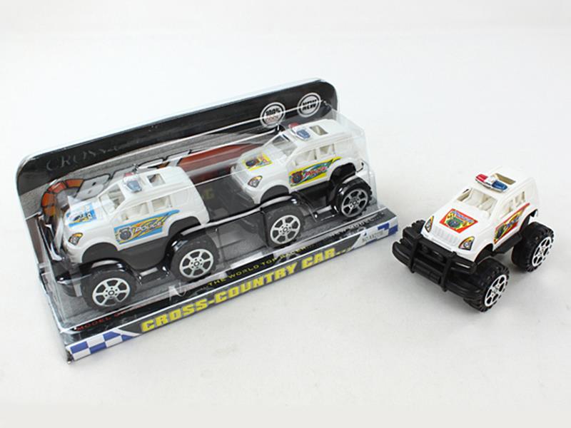 Friction Off-Road Police Cars 2pcs