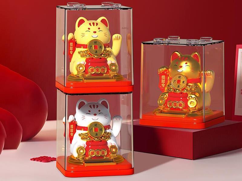 Maneki-Neko Large Solar Ornaments